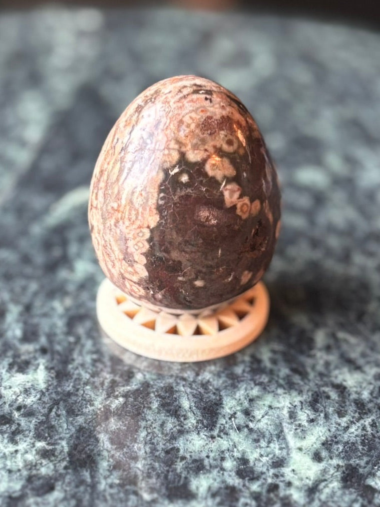 Ocean Jasper Smooth Polish Egg