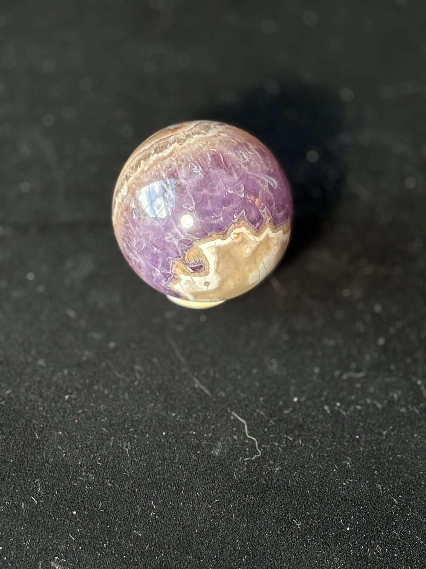 Amethyst Agate Sphere