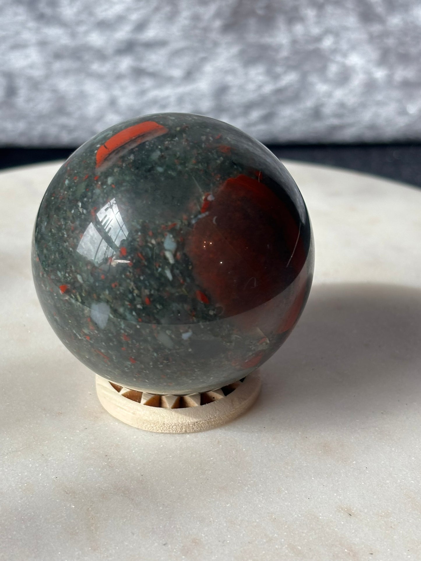 African Bloodstone Sphere