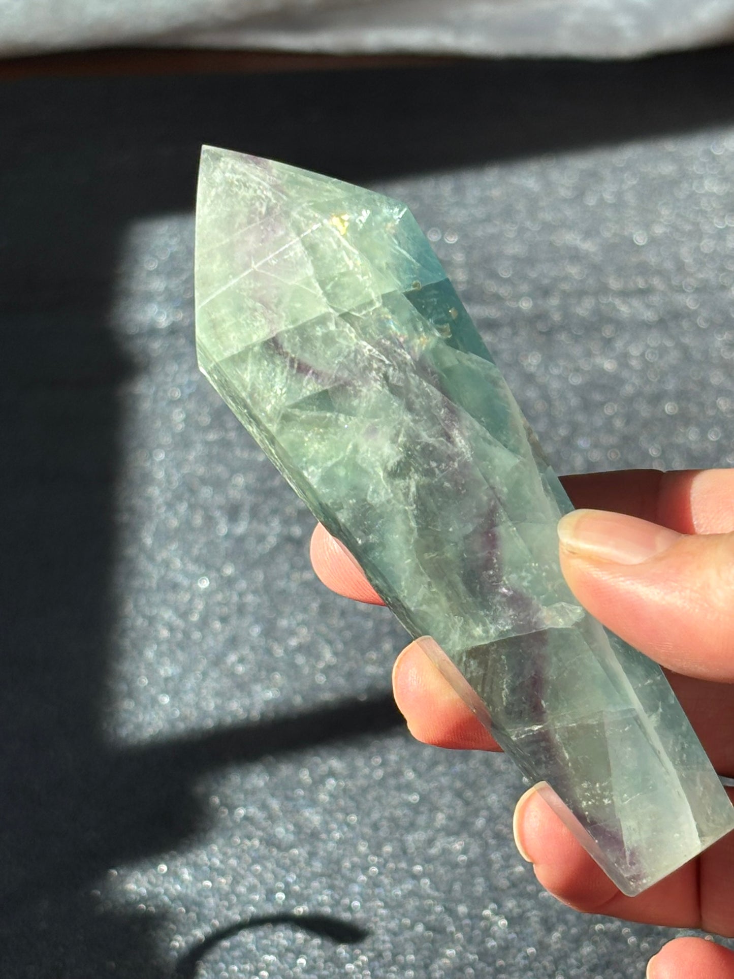 Green Fluorite Wand
