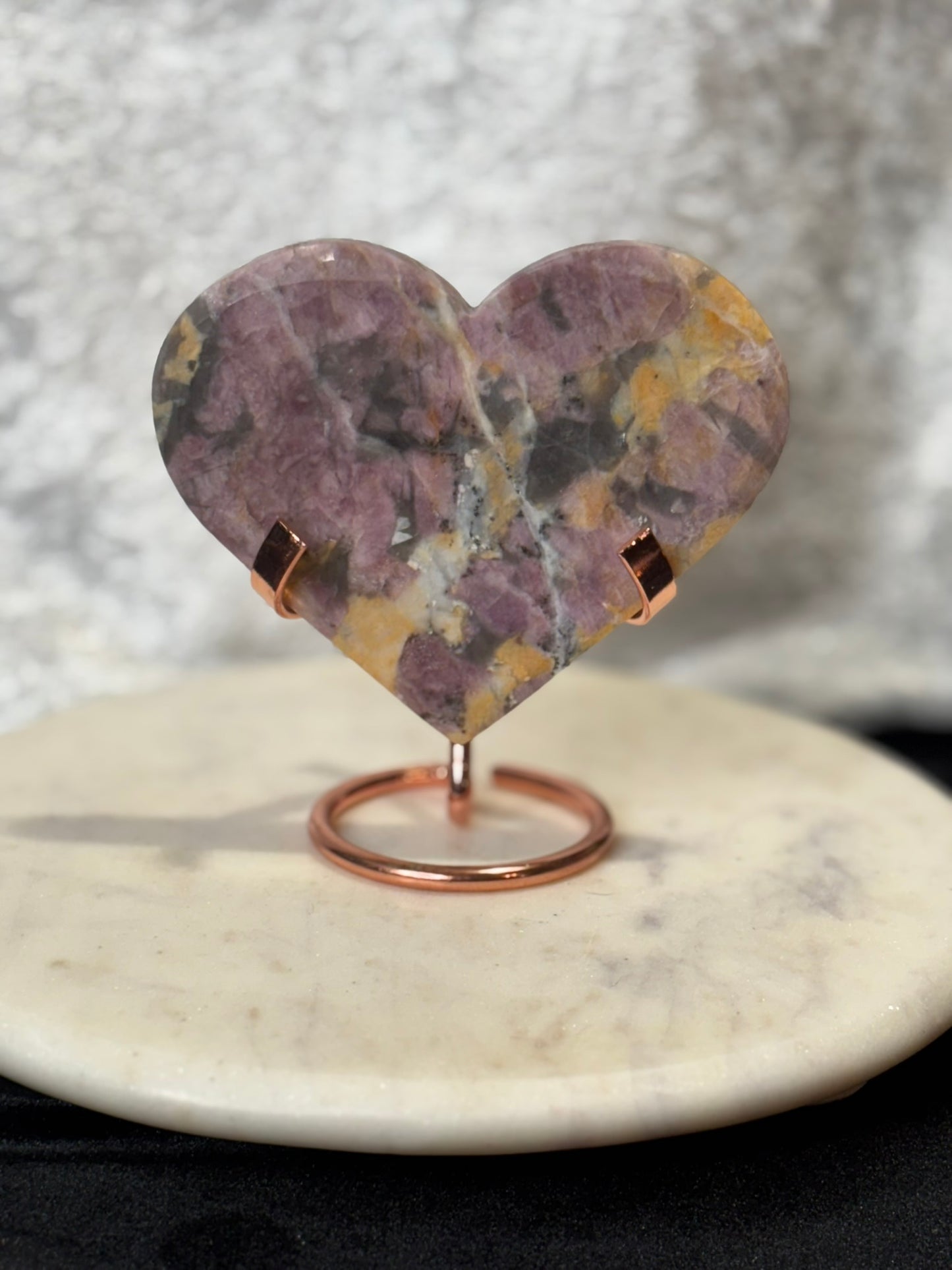 Pink Tourmaline Heart