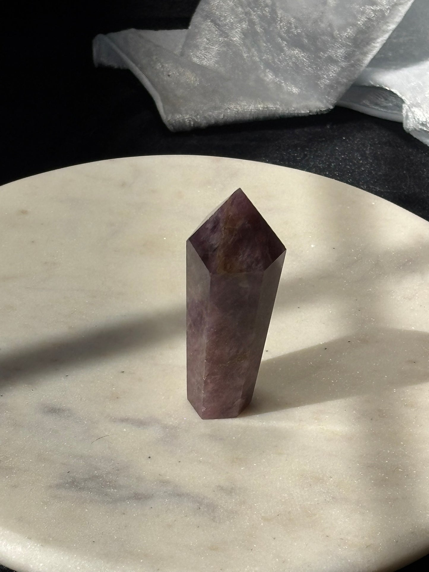 Lavender Rose Quartz Short Wand
