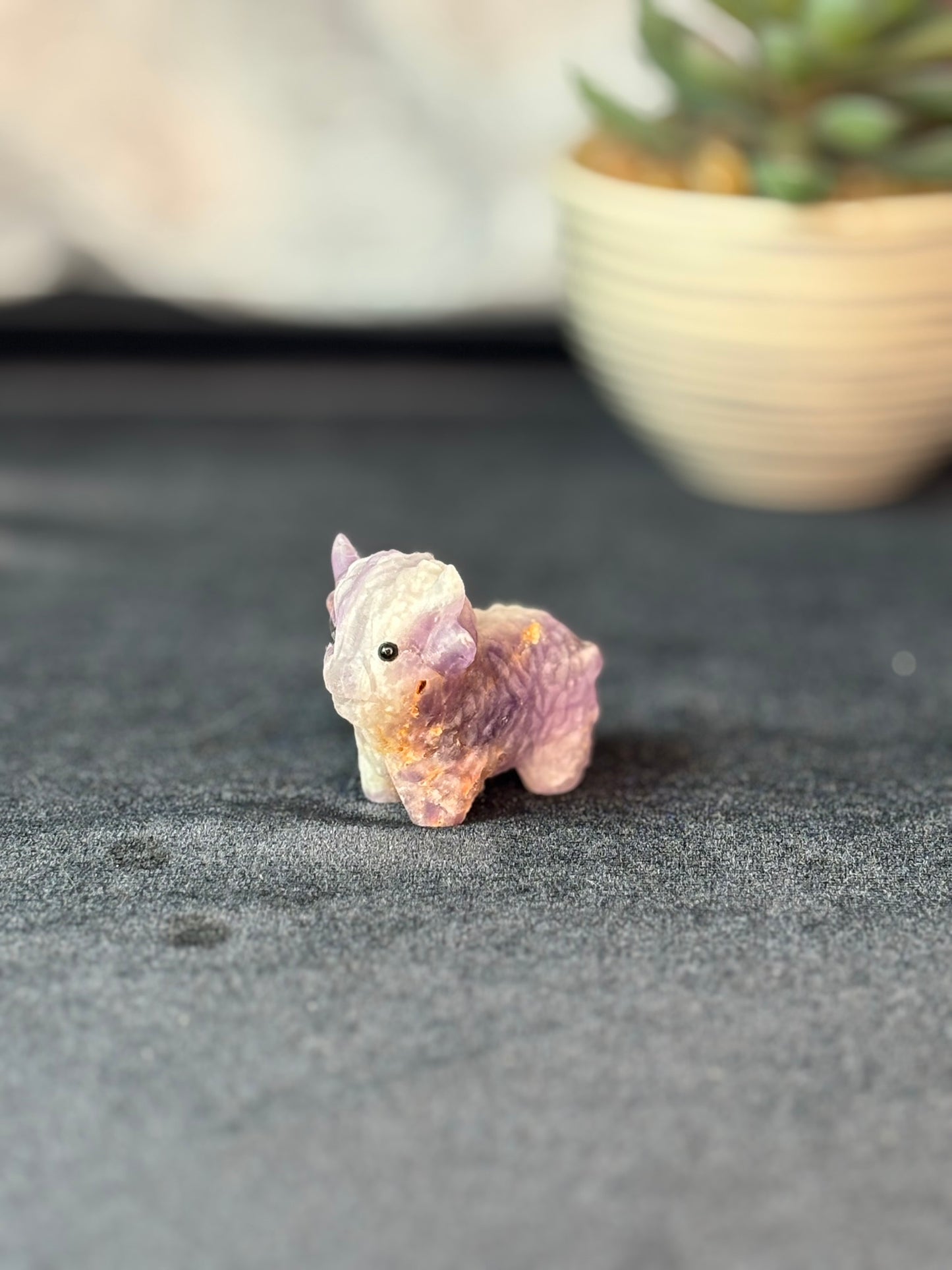 Dream Amethyst Highland Cow