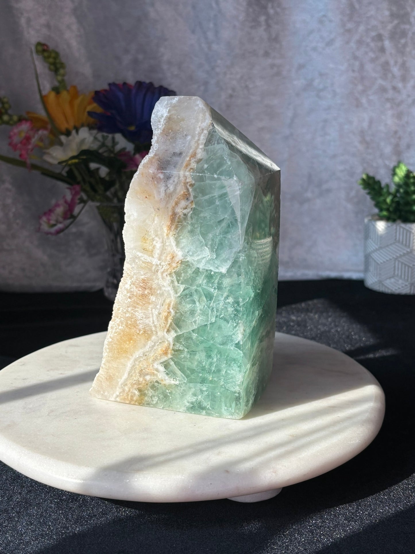 Baja Fluorite Chunky Fluorite Tower