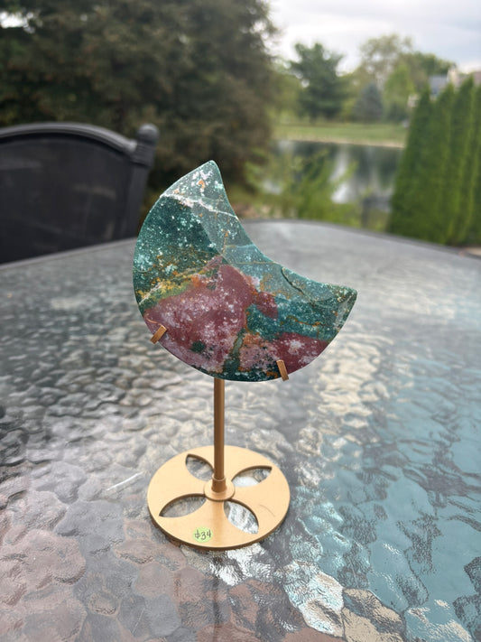 Ocean Jasper (OJ) Green Moon