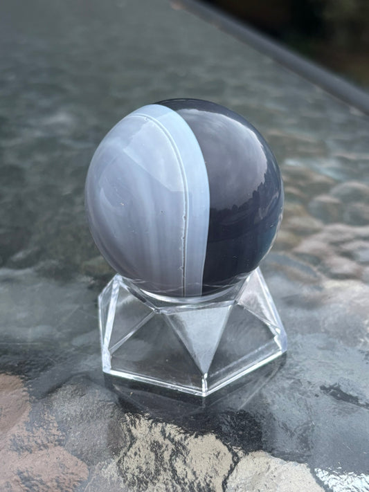 Orca Agate Sphere