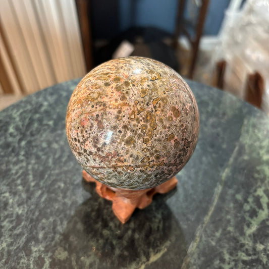 Leopard Skin Jasper Sphere