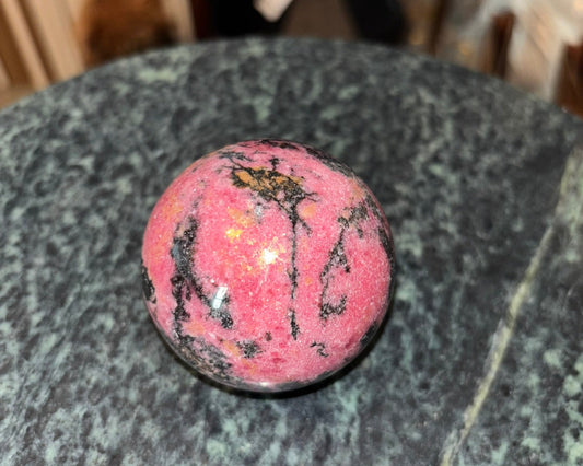 Rhodonite Sphere