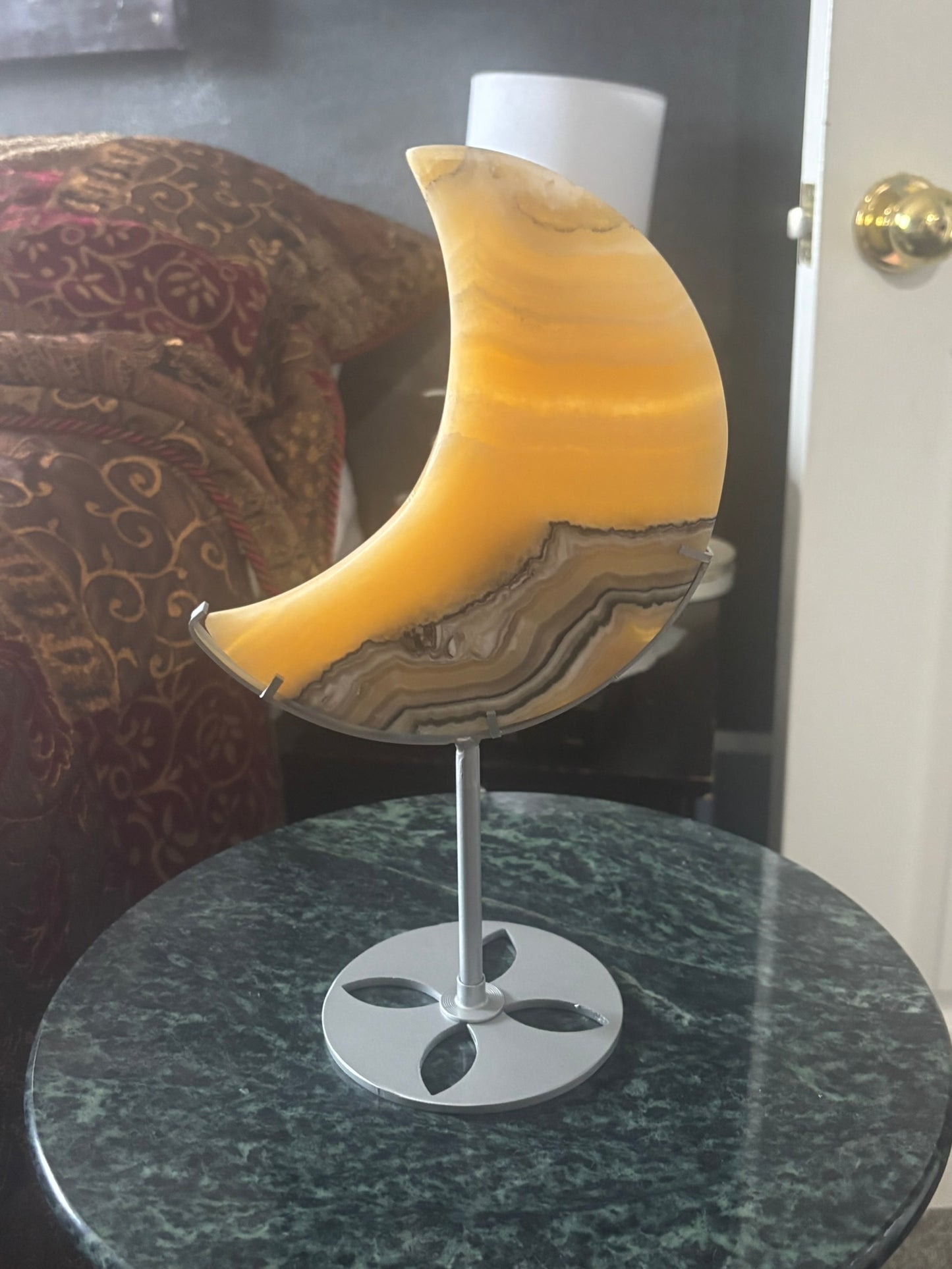 Mexican Calcite Moon (yellow)