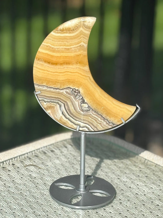 Mexican Calcite Moon (yellow)