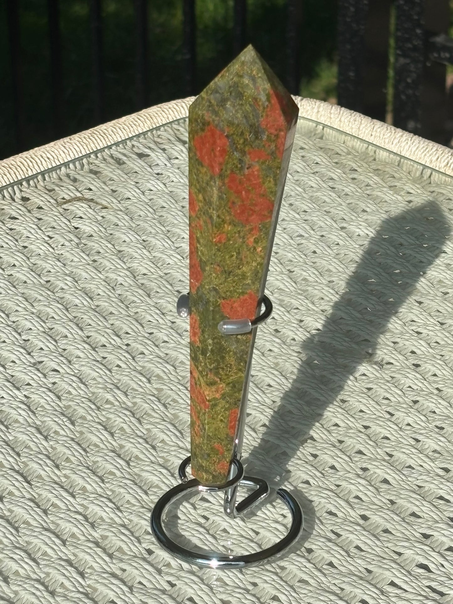 Unakite Wand