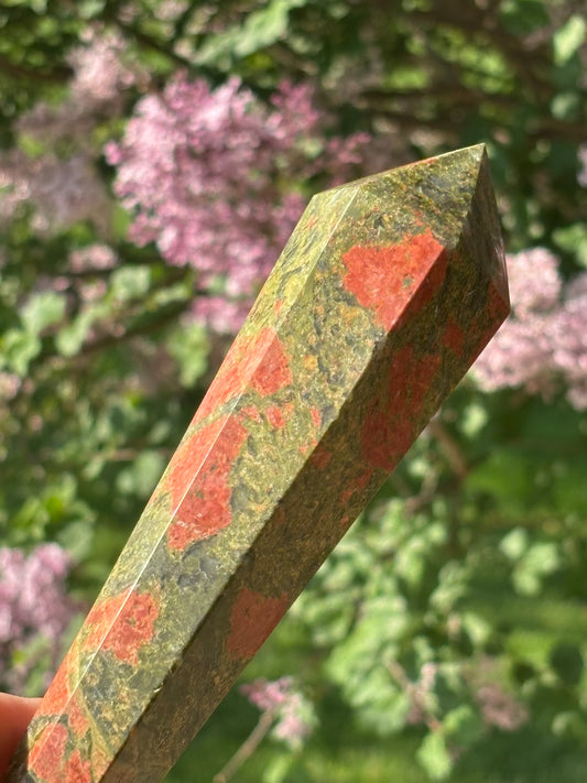 Unakite Wand