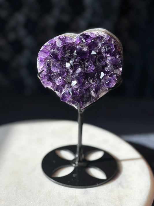 Amethyst Heart