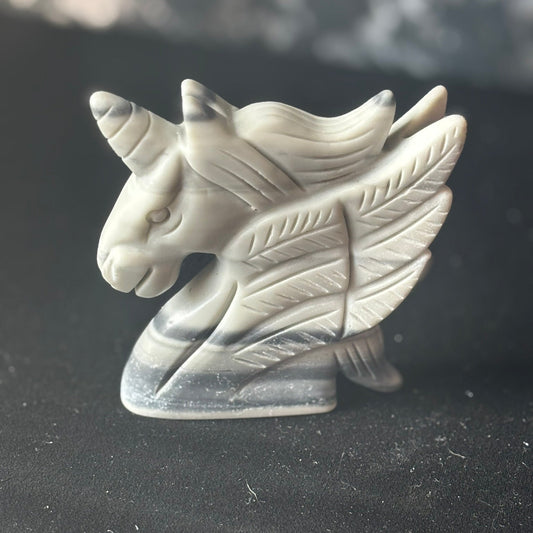 Taiji Unicorn Head w. wings