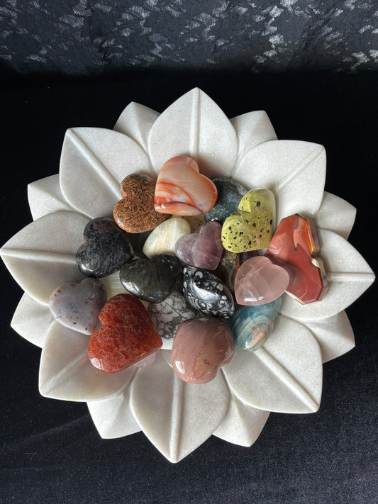 Heart Shape Palm & Worry Stones