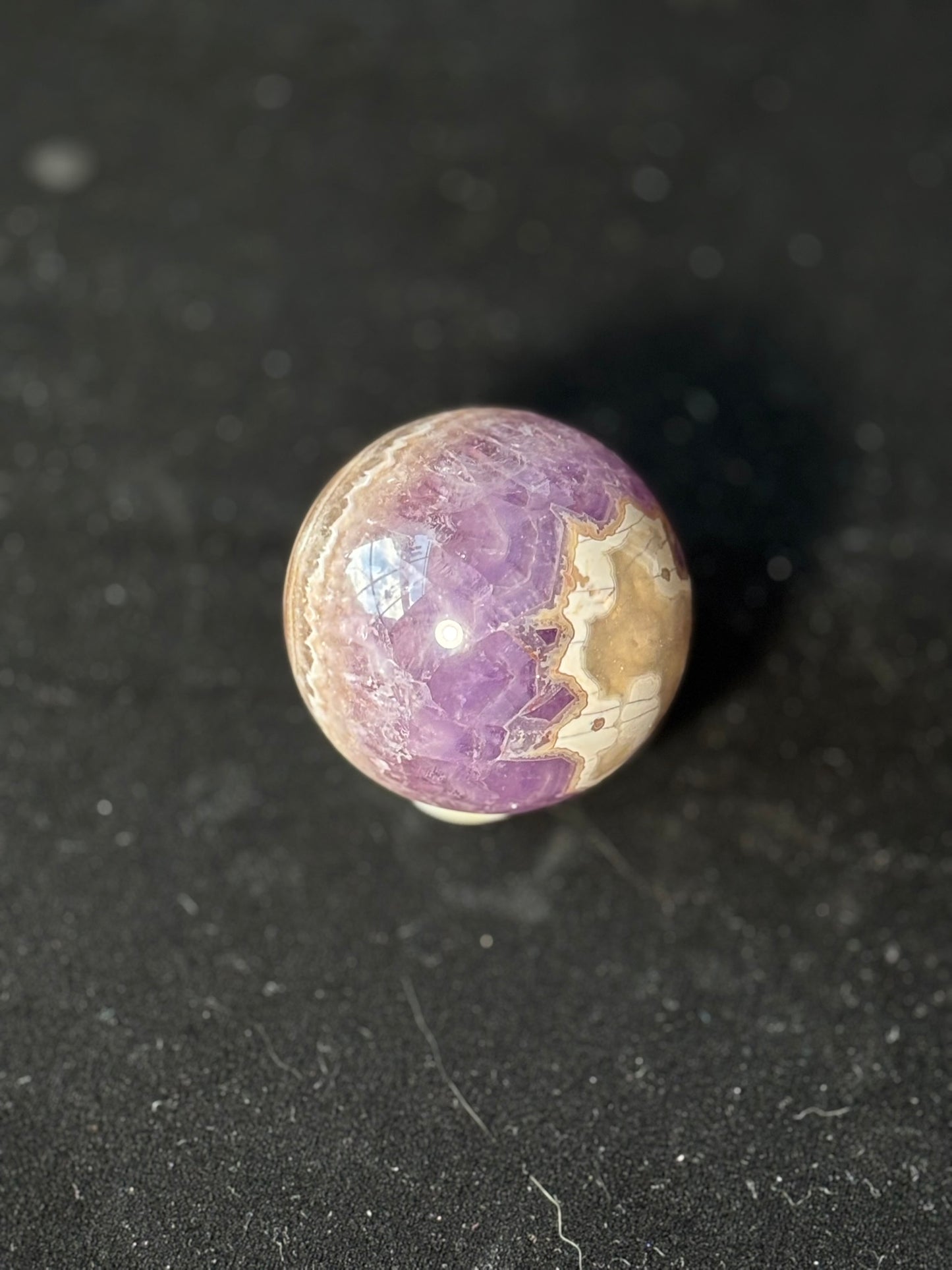 Amethyst Agate Sphere
