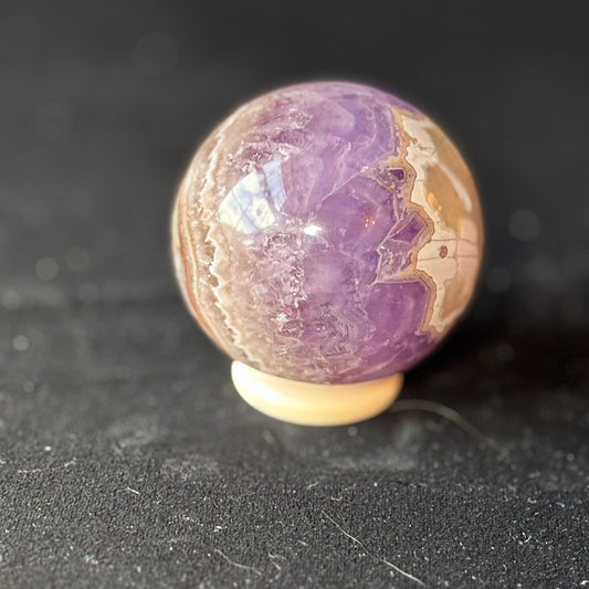 Amethyst Agate Sphere