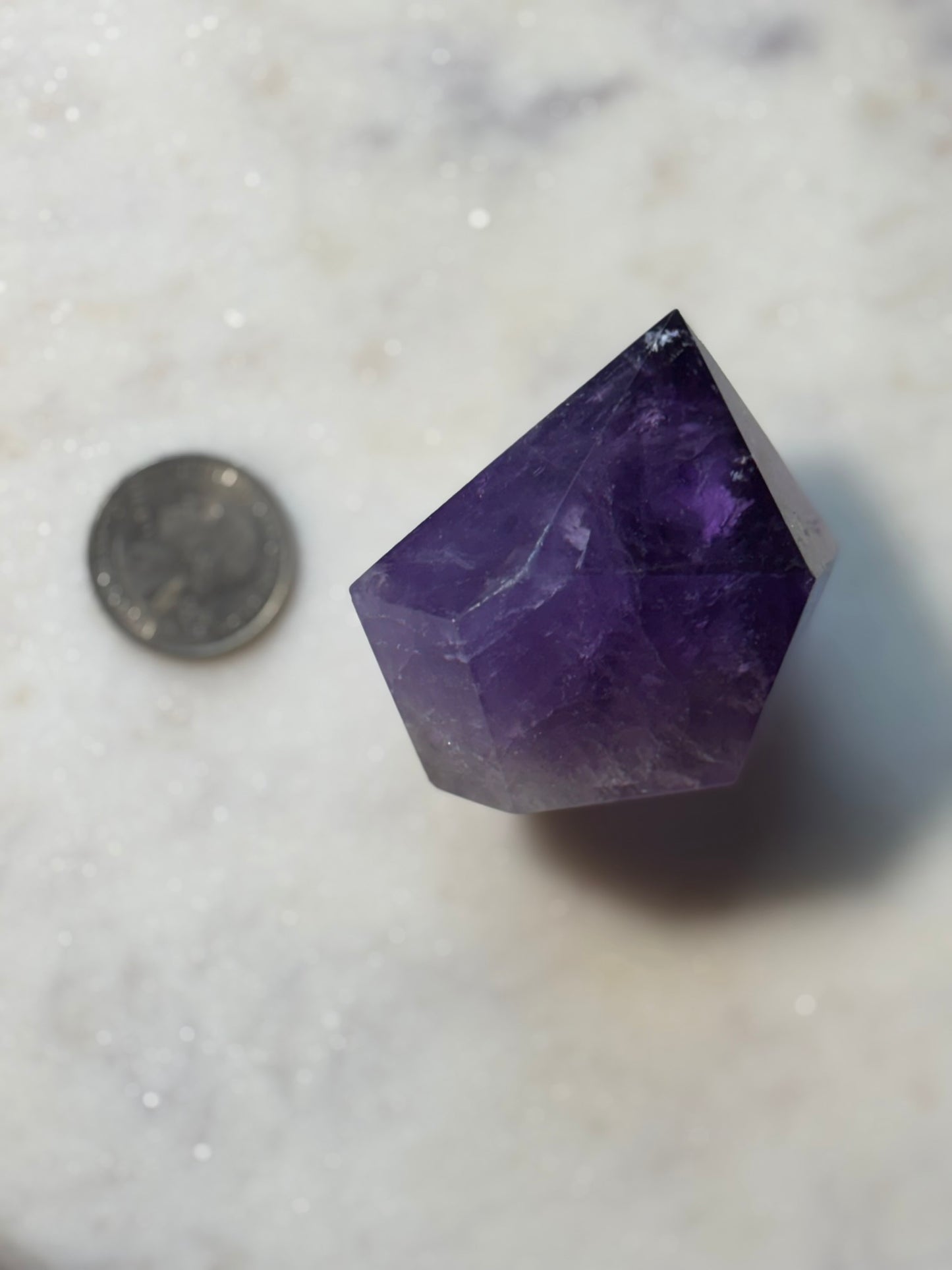 Amethyst Cupcake Crystal