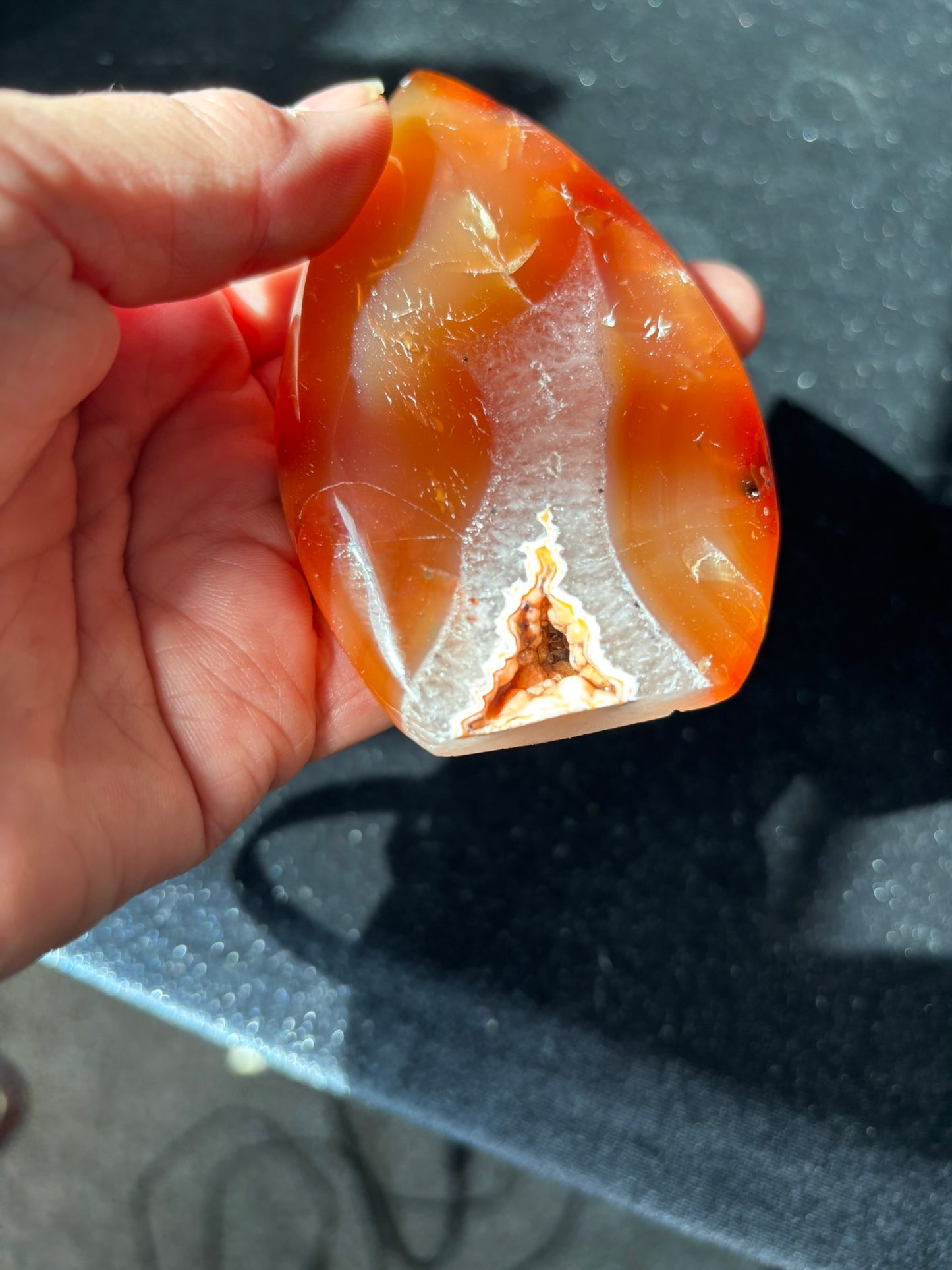 Carnelian Agate Teardrop
