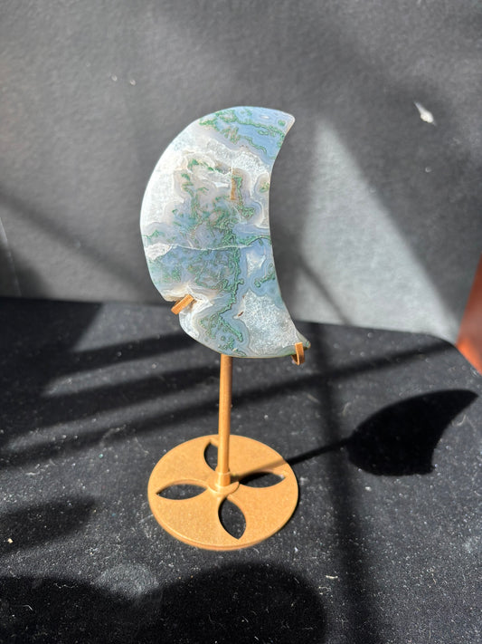 Moss Agate Moon