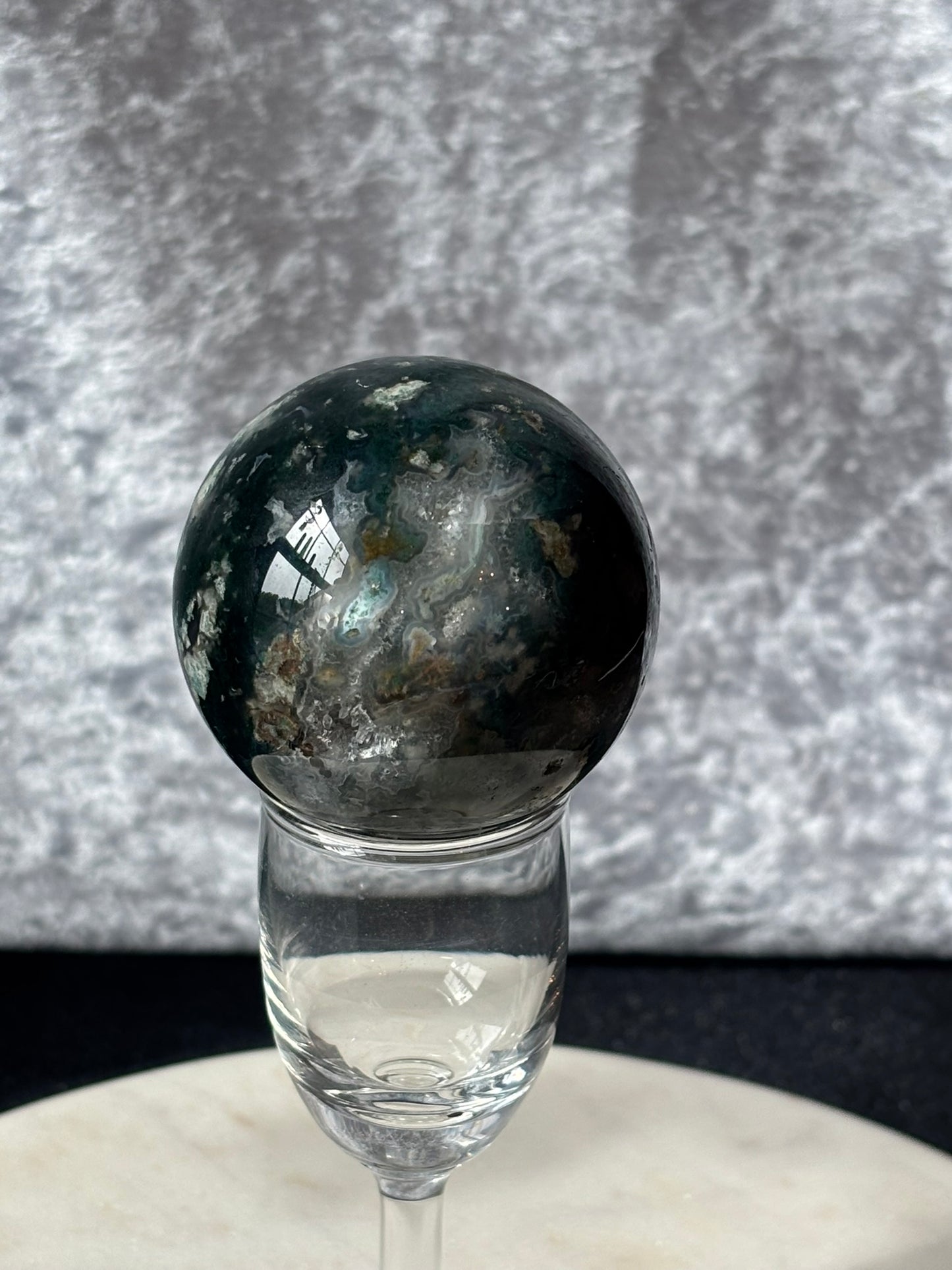 Moss Agate Sphere