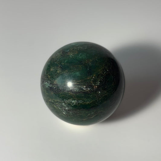 Fuchsite in Quartz Sphere