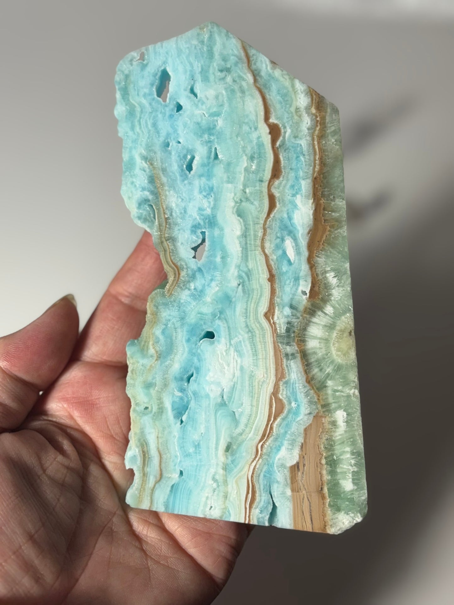 Hemimorphite Slab
