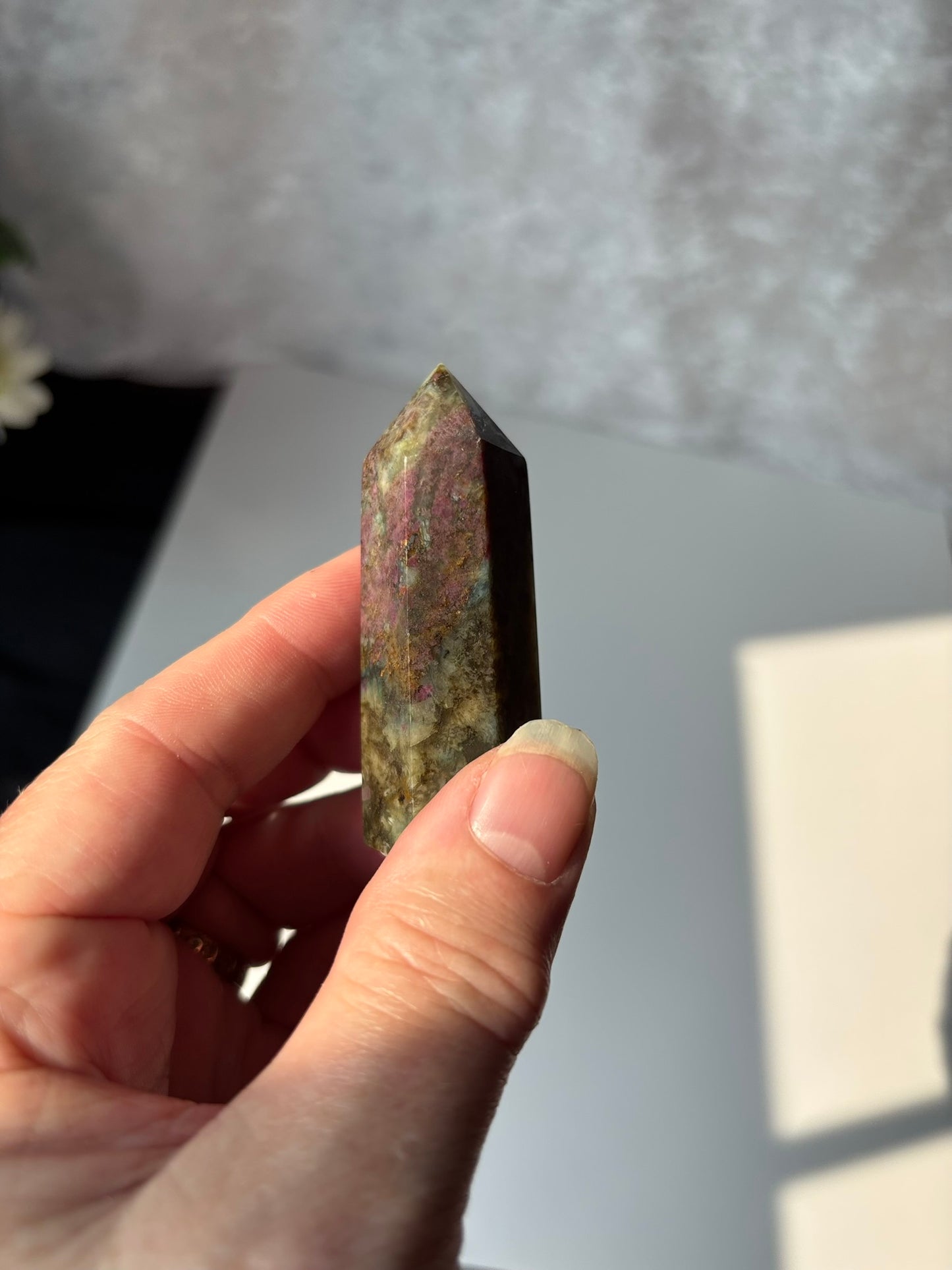 Blue Ruby in Zoisite Tower