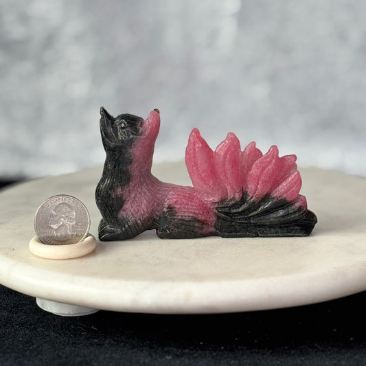 Rhodonite 9 Tail Fox