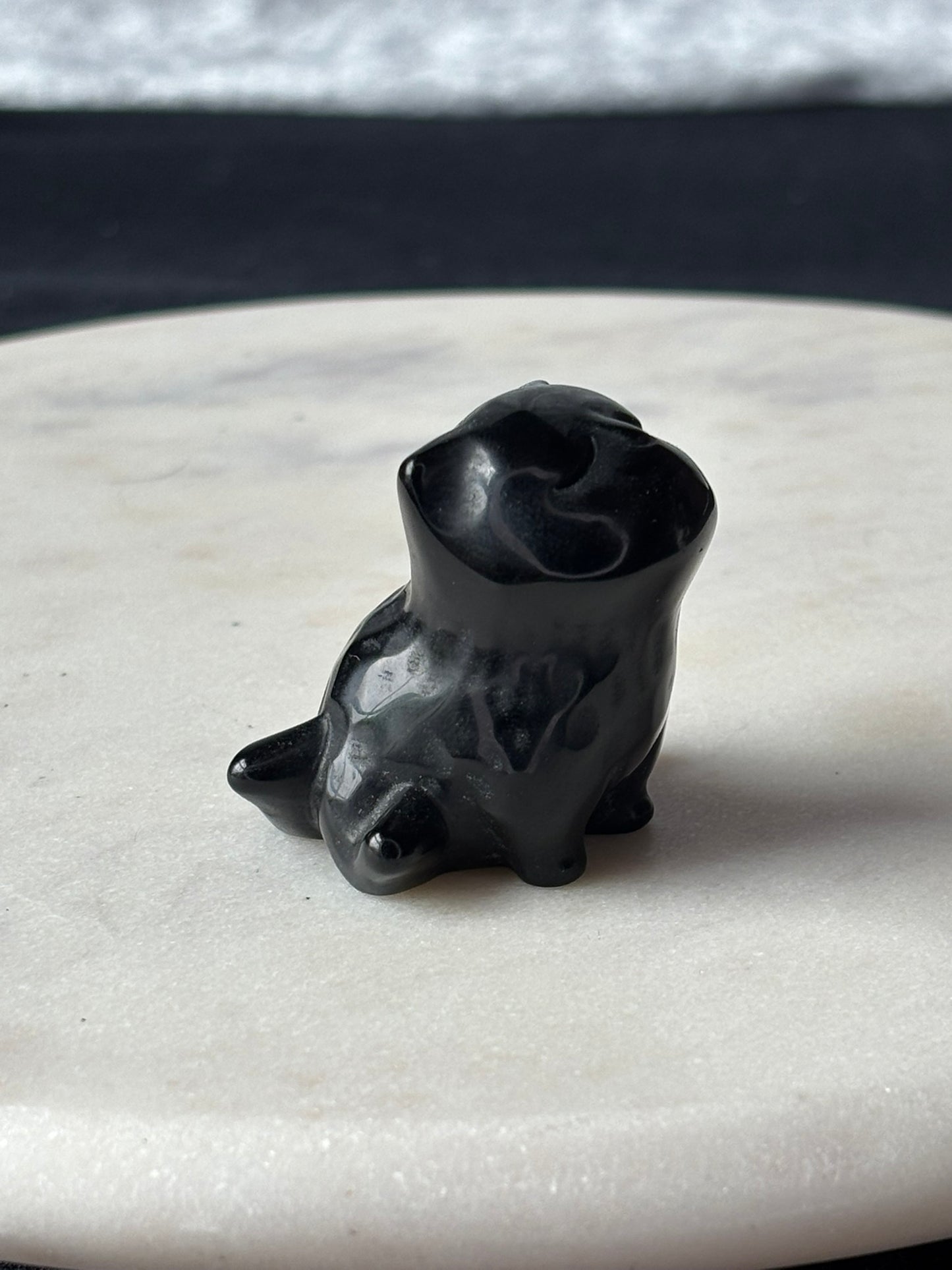 Black Obsidian Fat Kitty