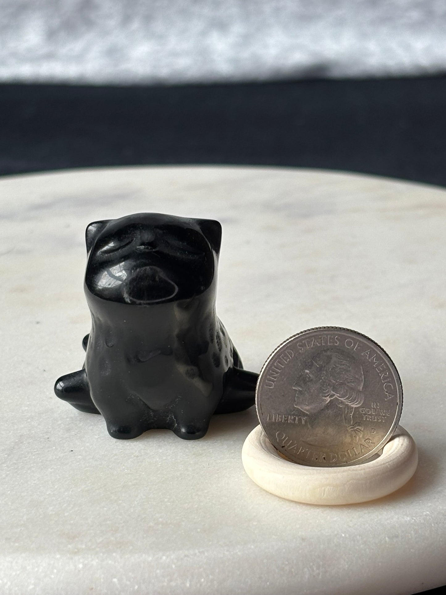 Black Obsidian Fat Kitty