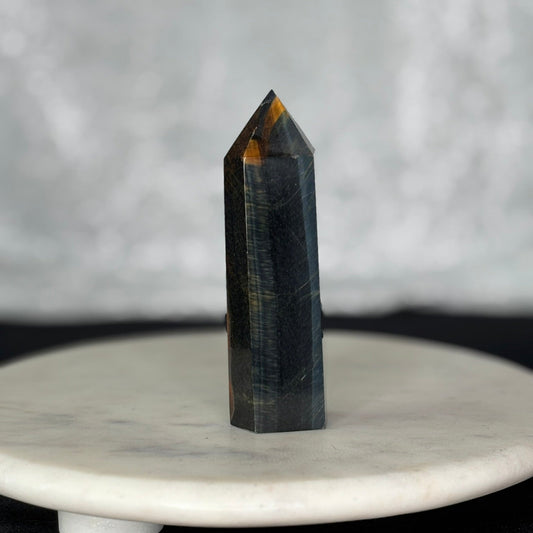 Blue & Yellow Tiger's Eye Tower