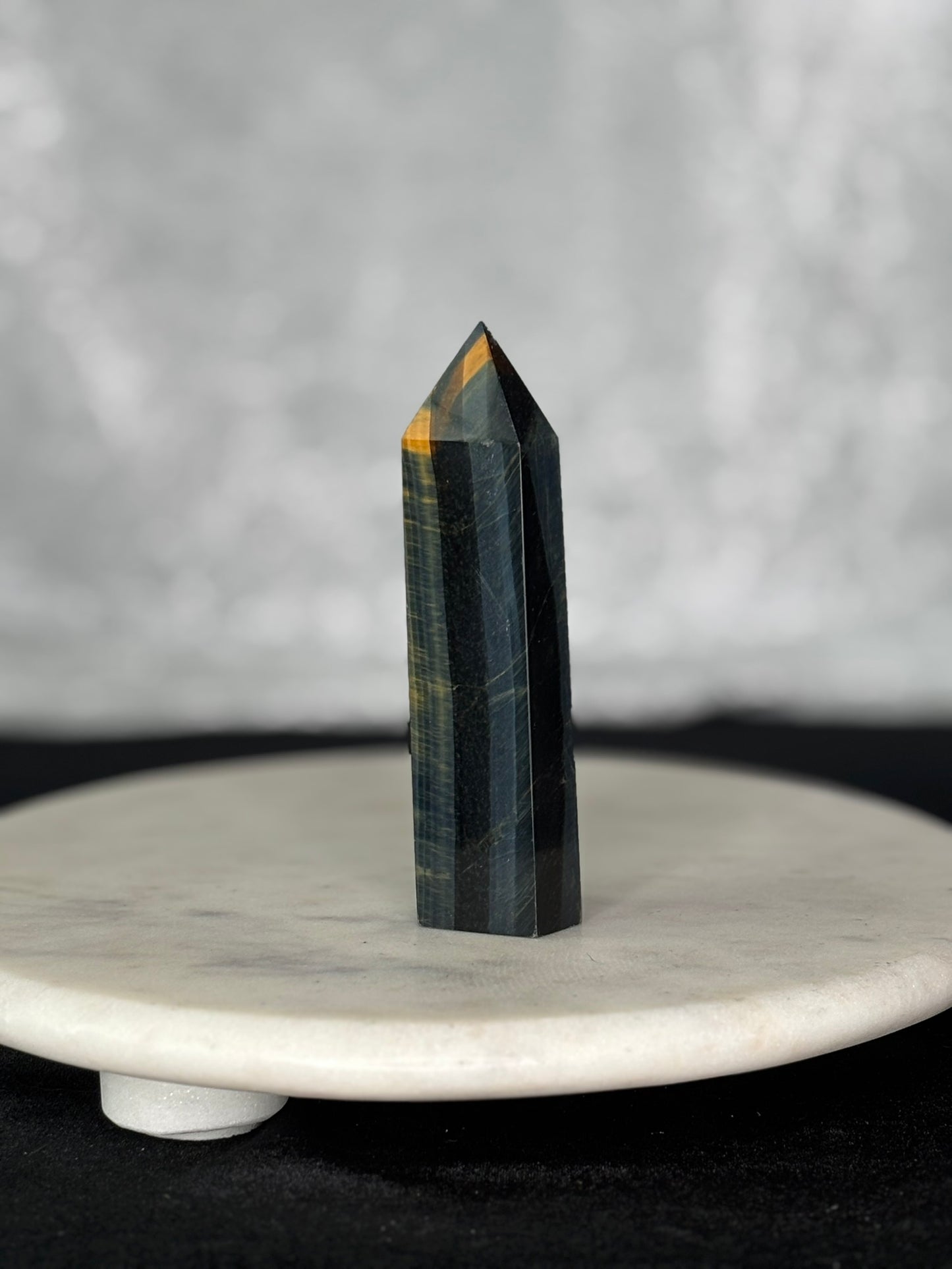 Blue & Yellow Tiger's Eye Tower