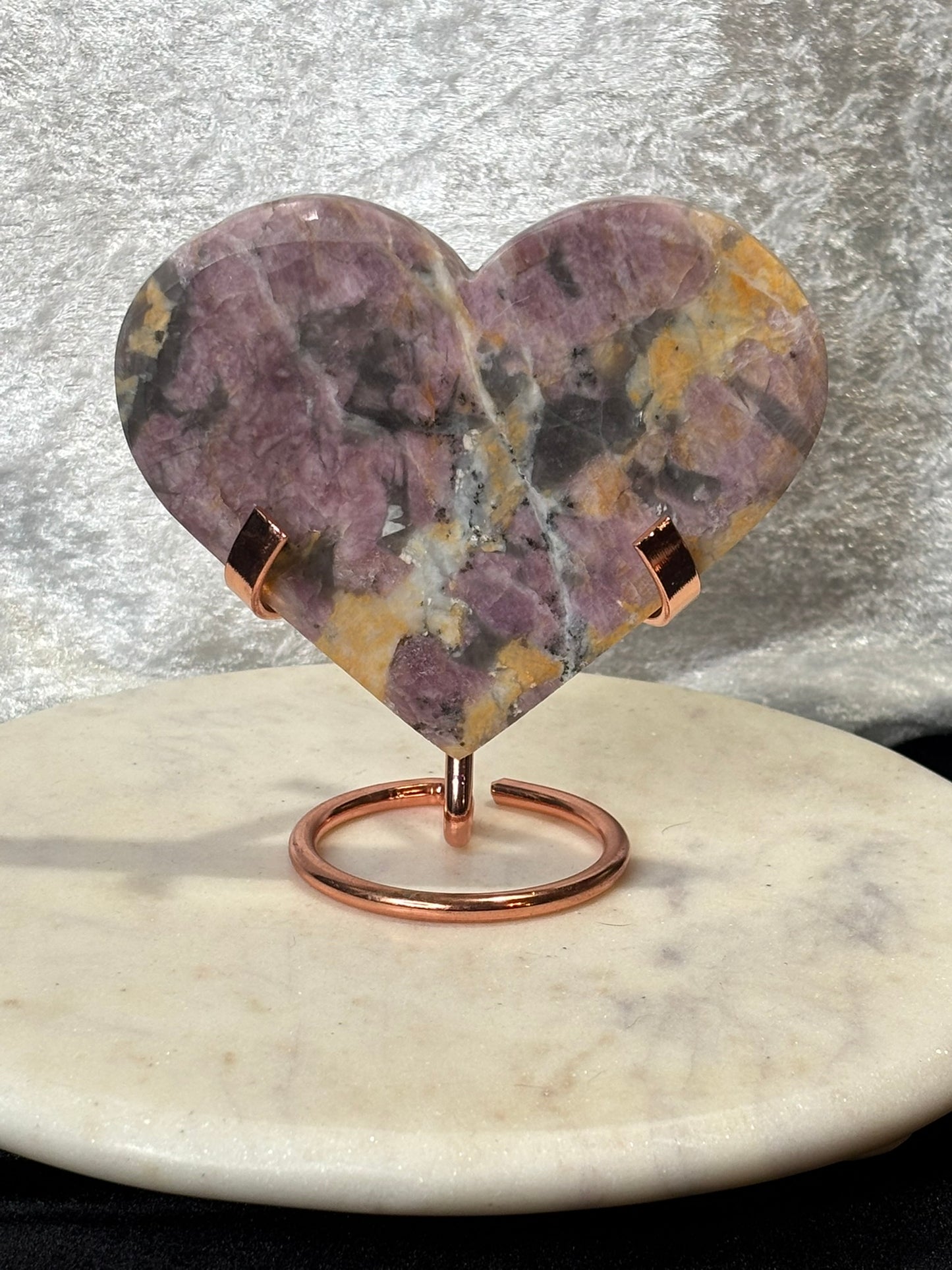 Pink Tourmaline Heart