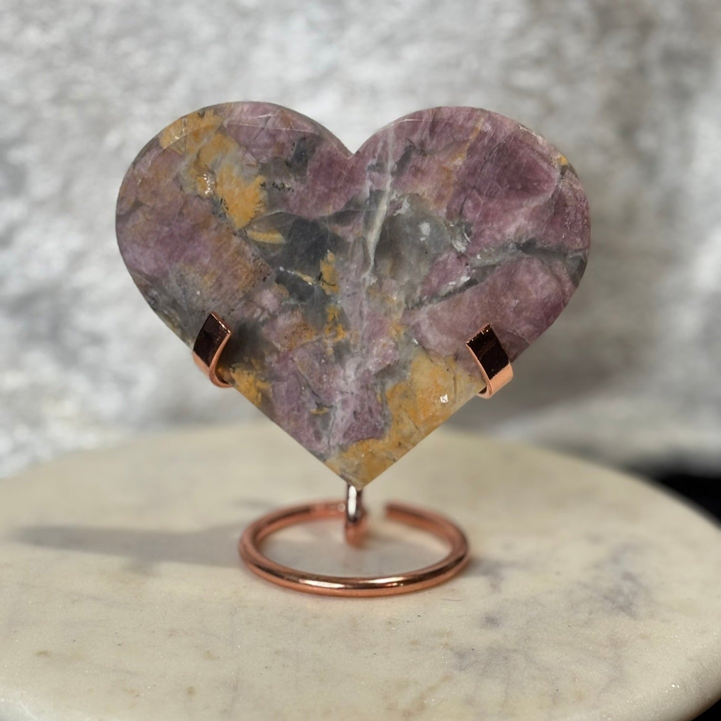 Pink Tourmaline Heart