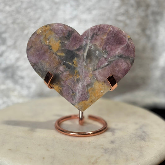Pink Tourmaline Heart
