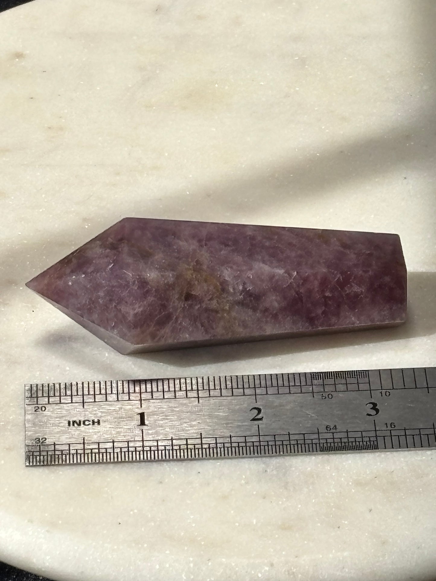 Lavender Rose Quartz Short Wand