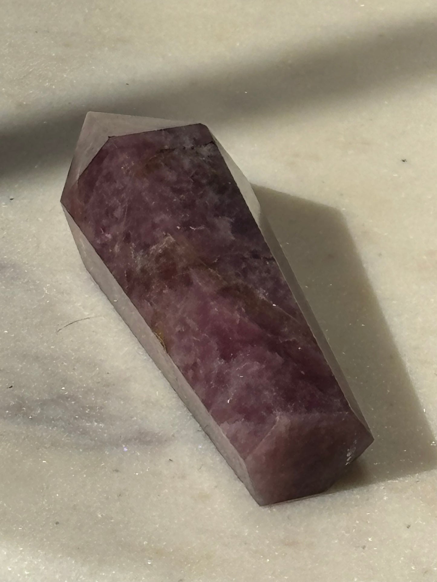 Lavender Rose Quartz Short Wand