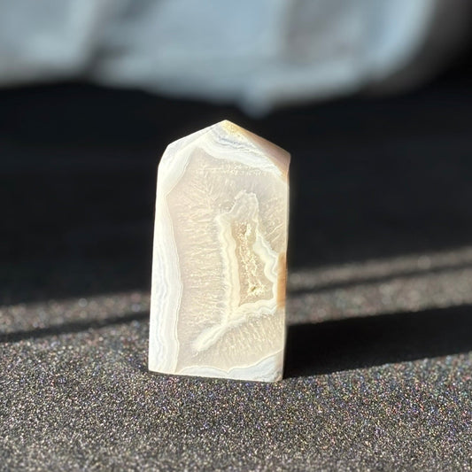 Blue Lace Agate Tower