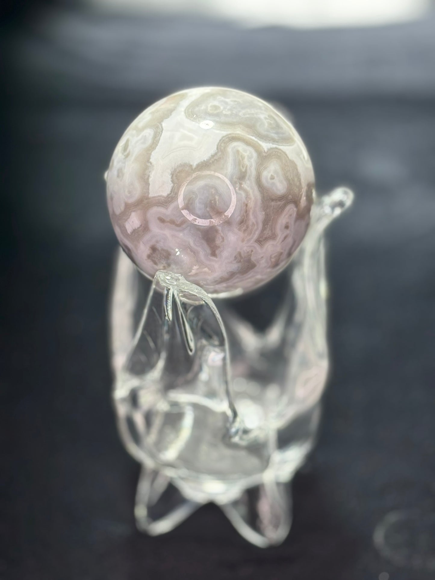 White Mexican Agate Sphere