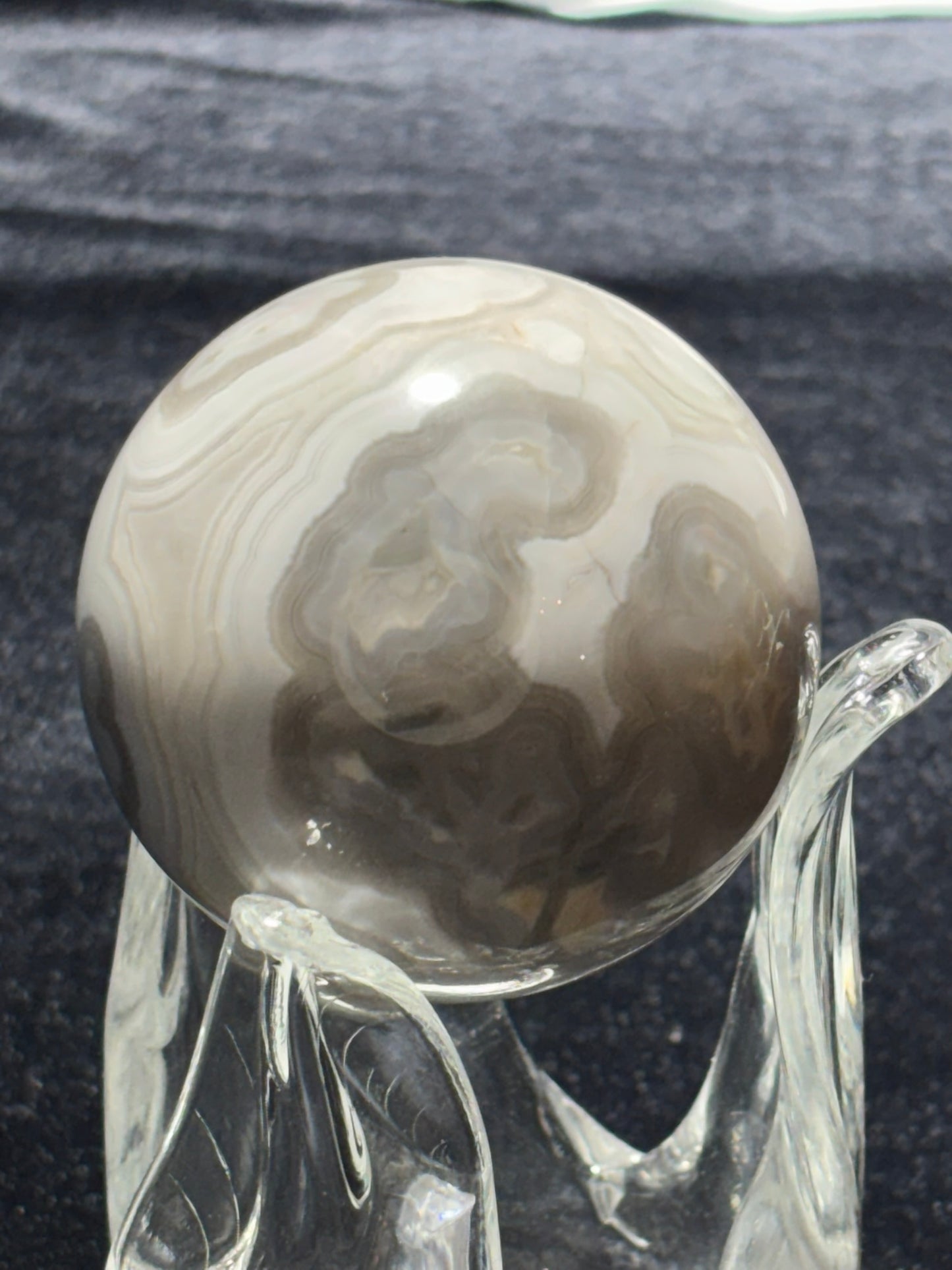 White Mexican Agate Sphere