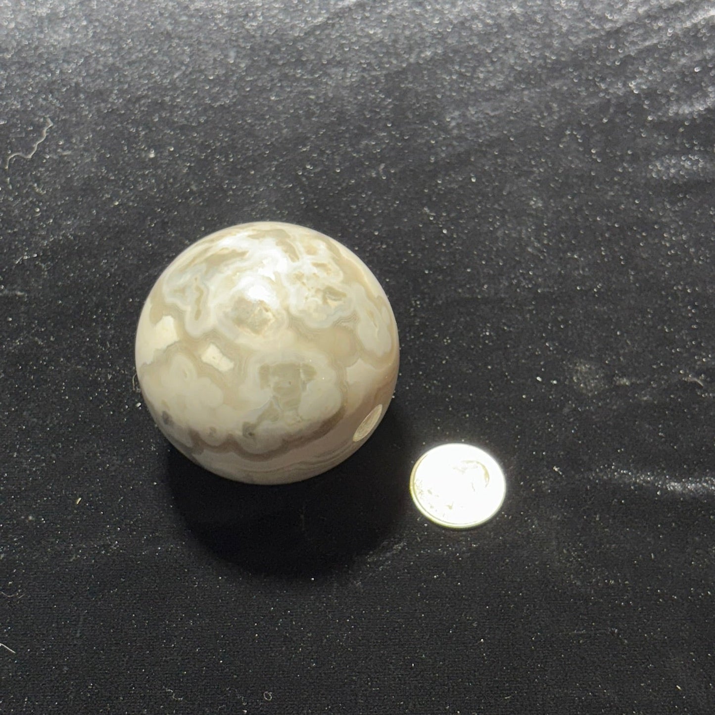 White Mexican Agate Sphere