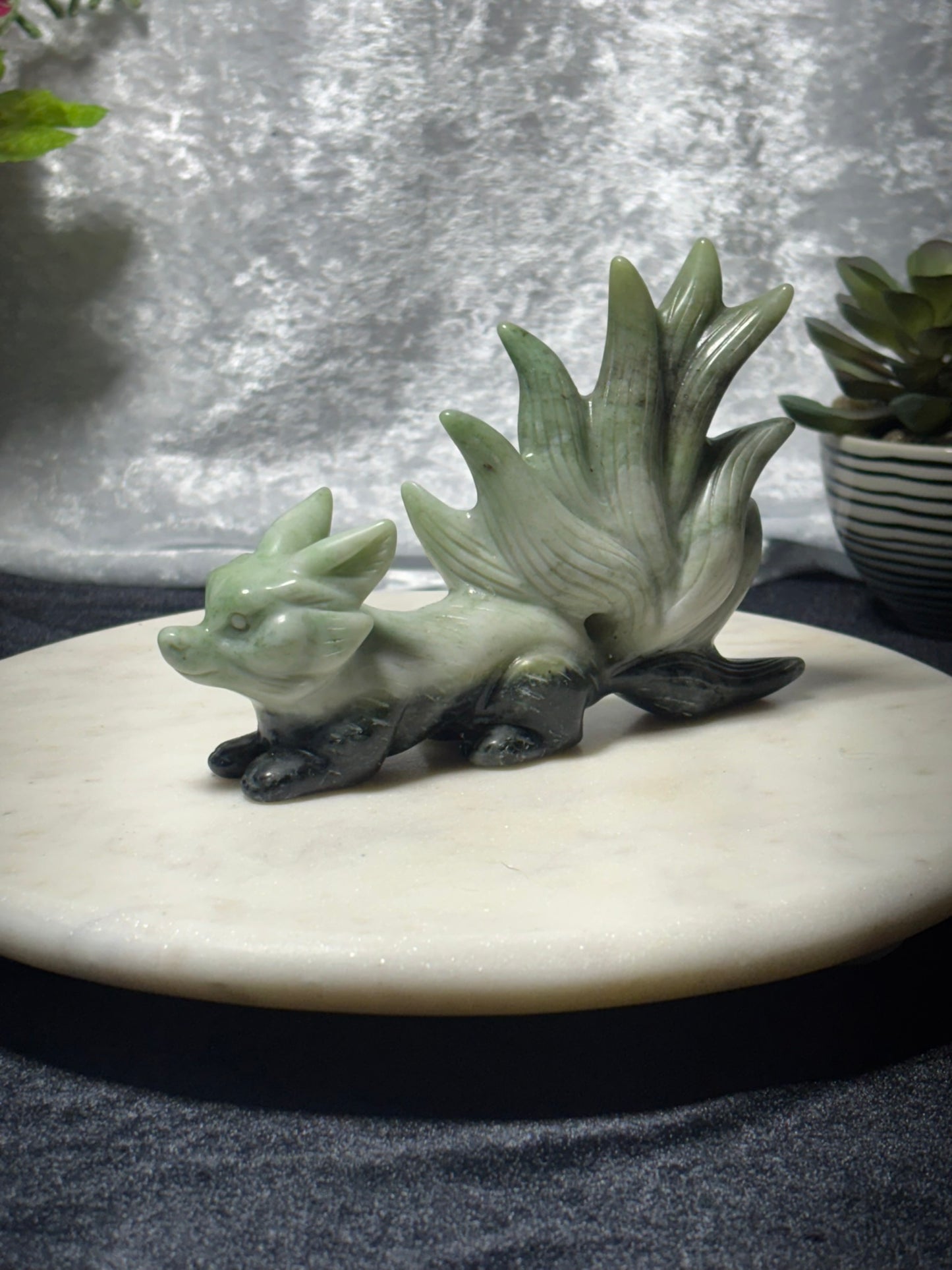 Ancient Jade 9 Tail Fox
