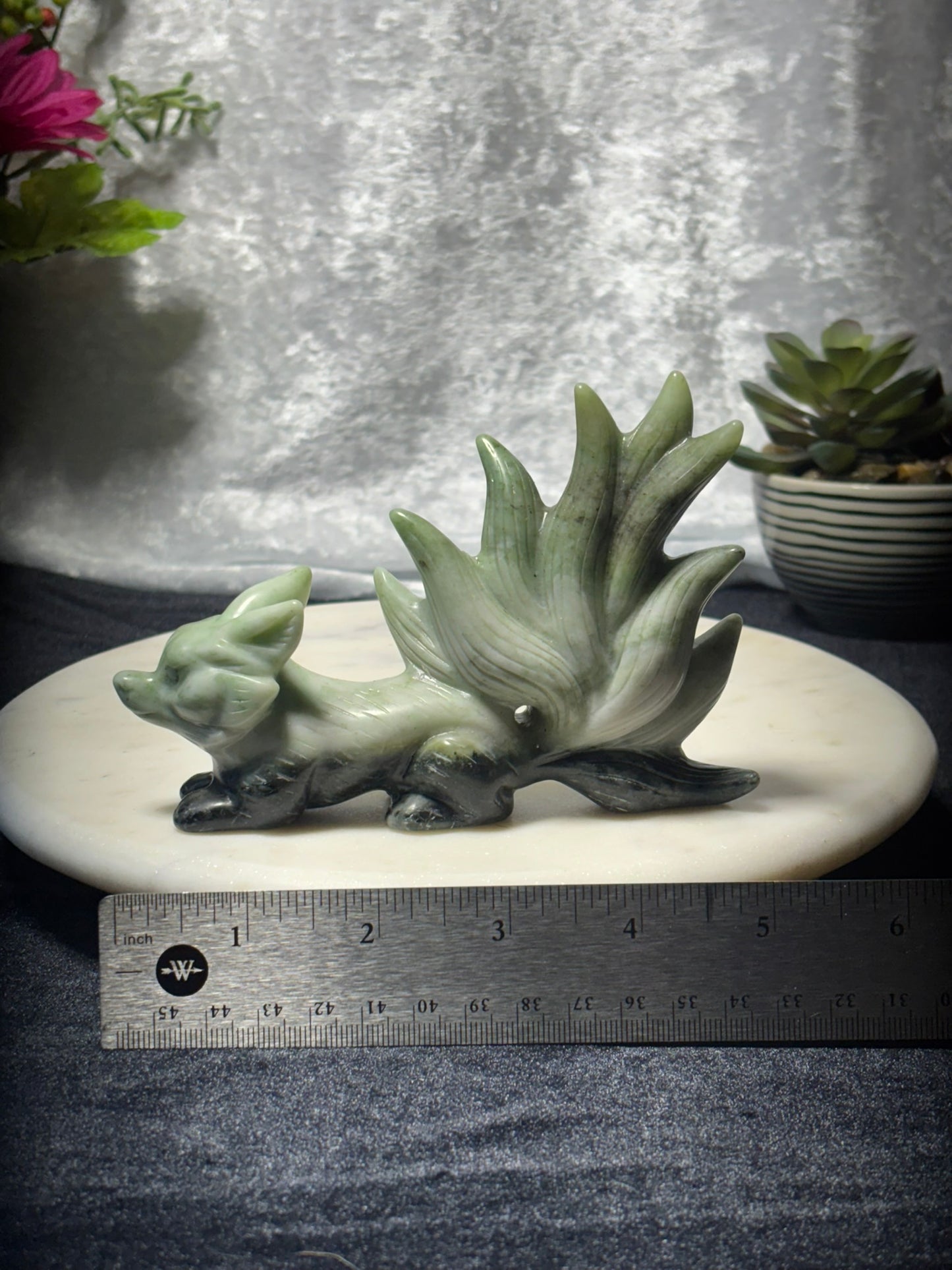 Ancient Jade 9 Tail Fox