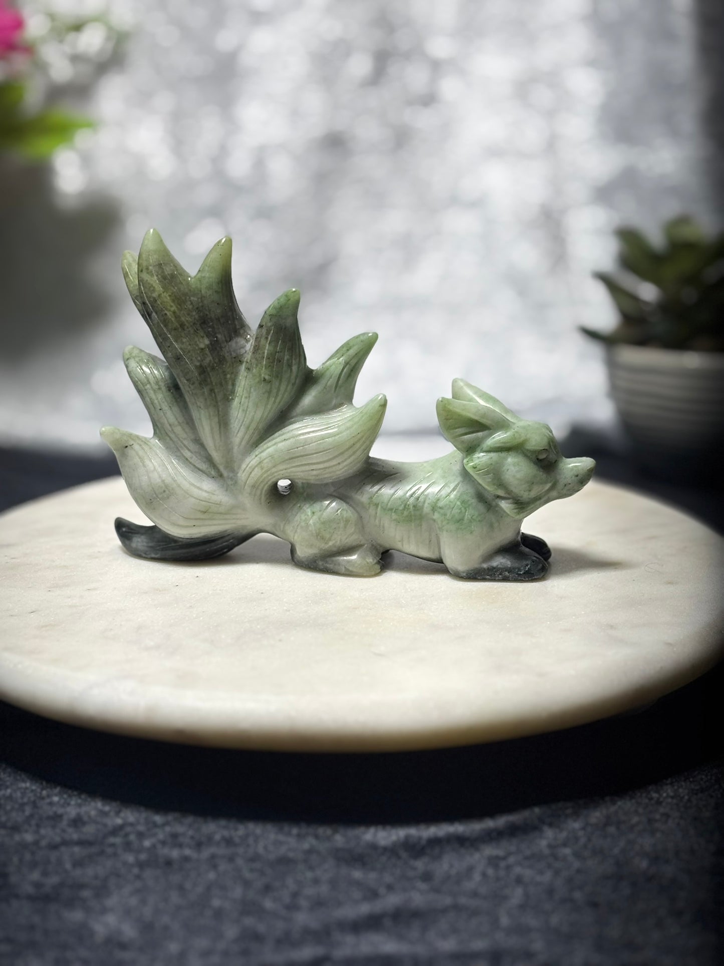 Ancient Jade 9 Tail Fox