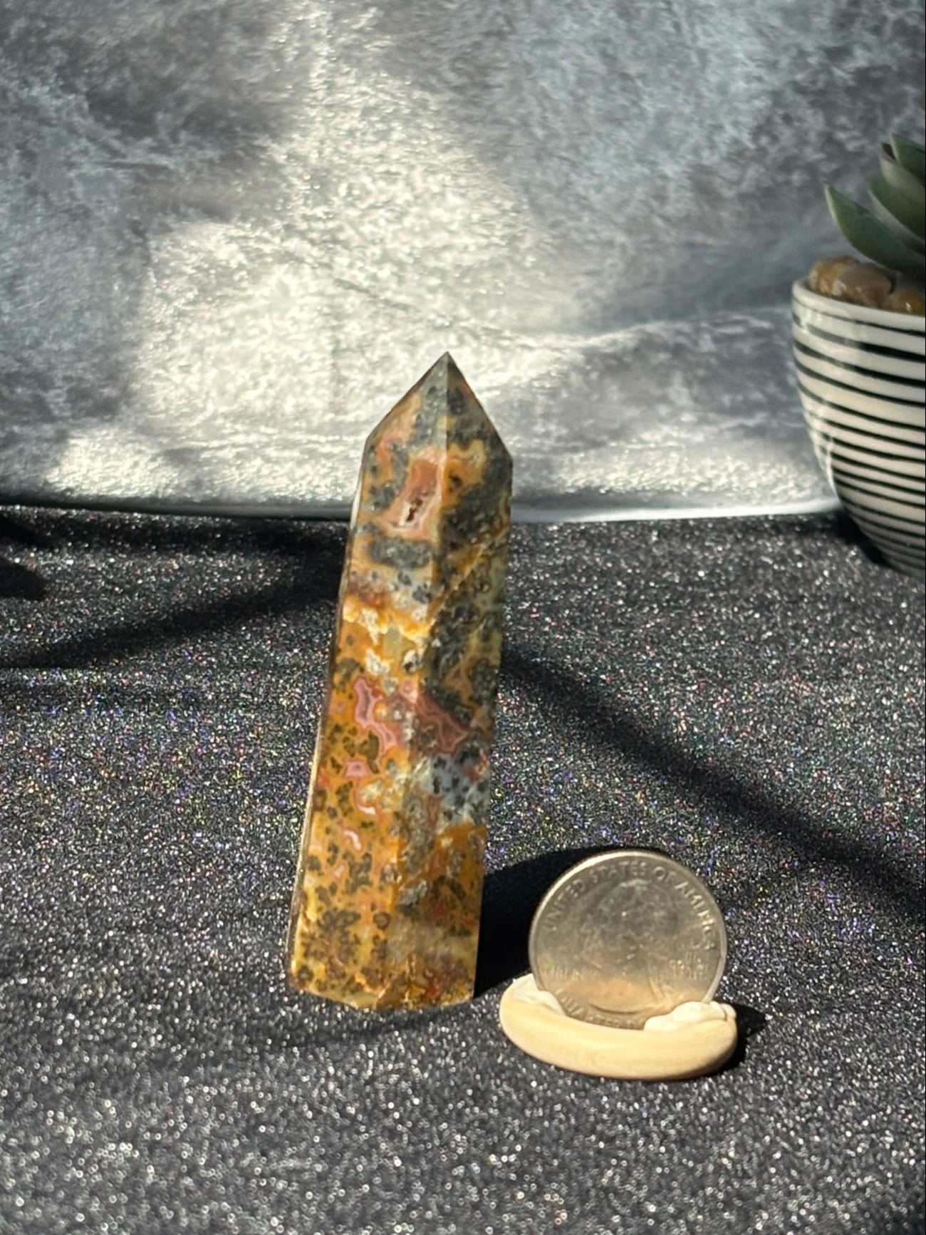 Pyrite in Agate Tower