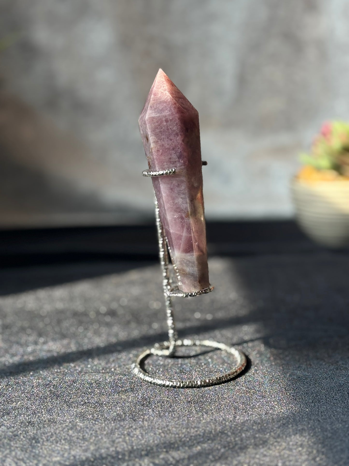 Lavender Rose Quartz Wand