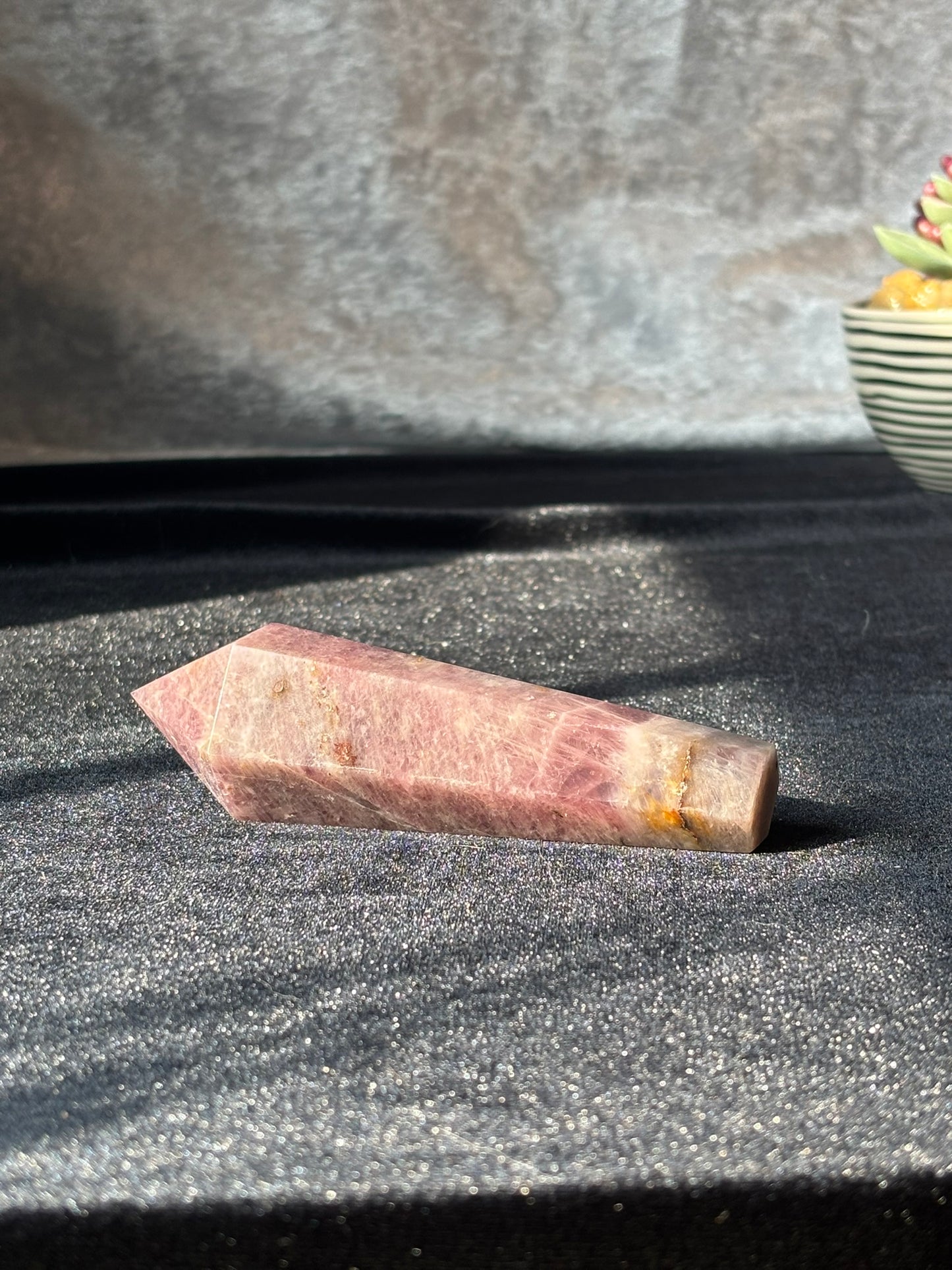 Lavender Rose Quartz Wand
