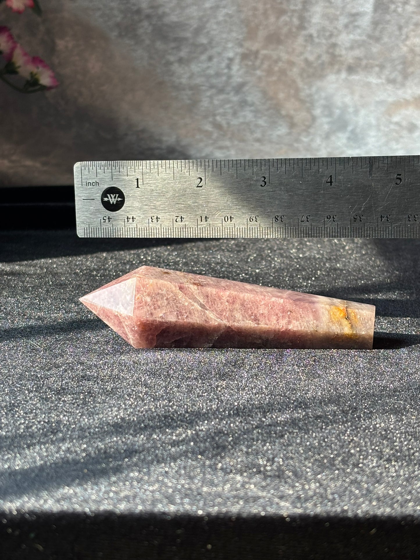 Lavender Rose Quartz Wand