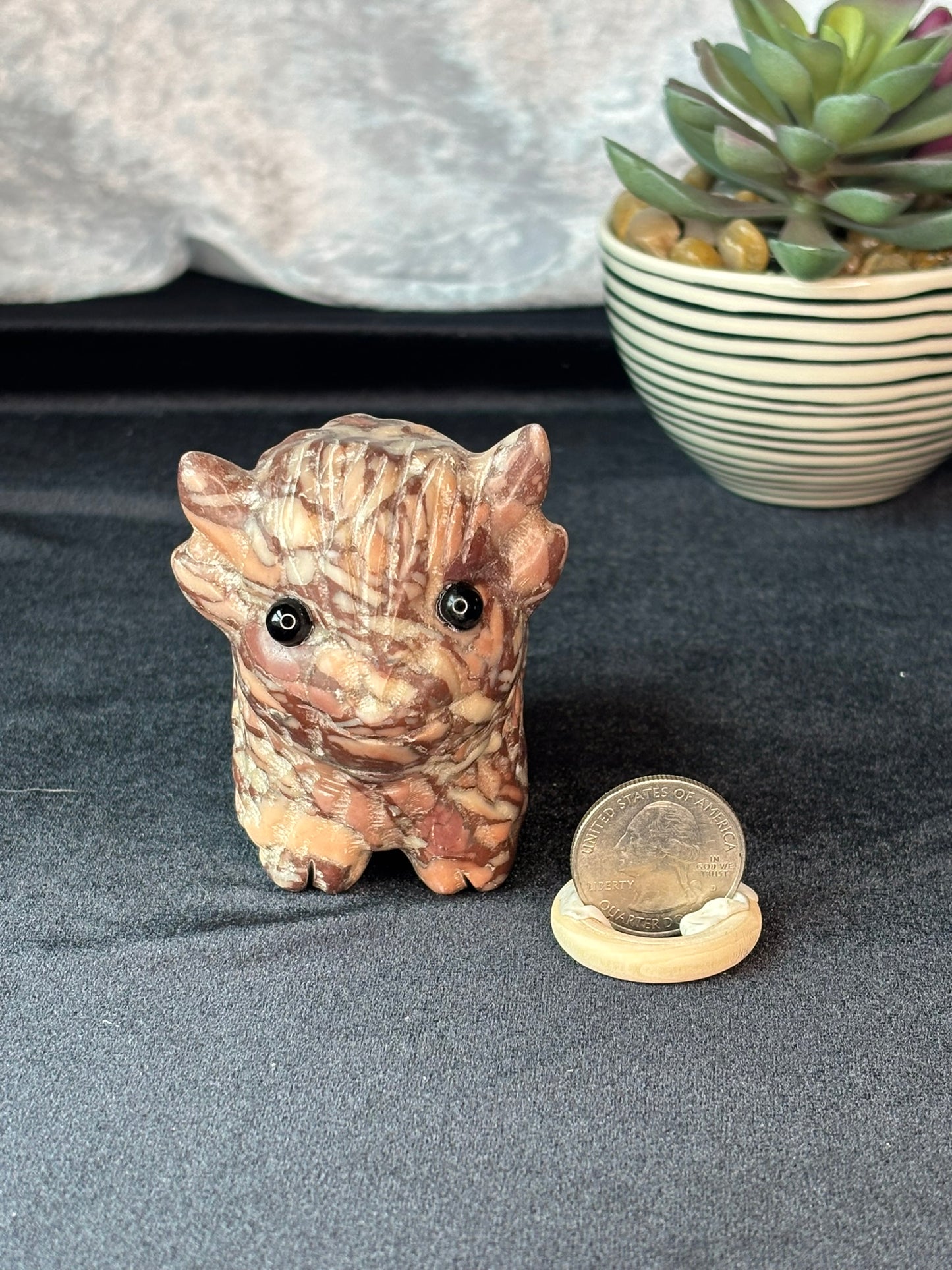 Chocolate Calcite Highland Cow